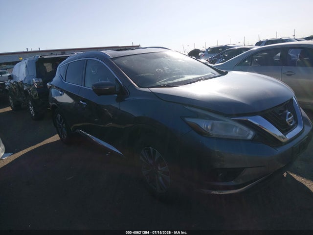 2015 Nissan Murano Platinum/s/sl/sv მანქანა იყიდება აუქციონზე, vin: 5N1AZ2MH9FN260460, აუქციონის ნომერი: 45621384