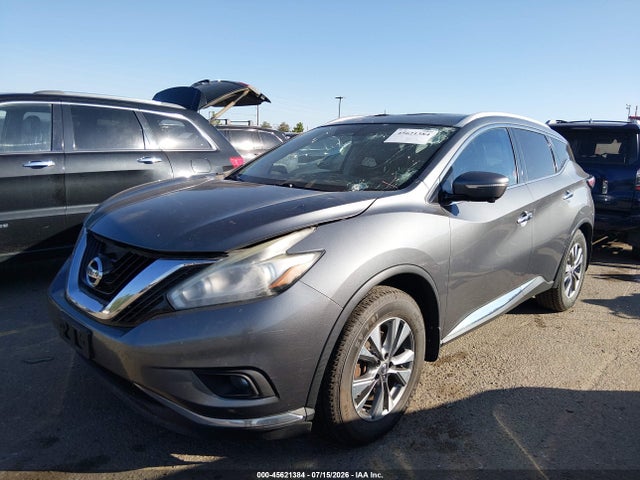 2015 Nissan Murano Platinum/s/sl/sv მანქანა იყიდება აუქციონზე, vin: 5N1AZ2MH9FN260460, აუქციონის ნომერი: 45621384