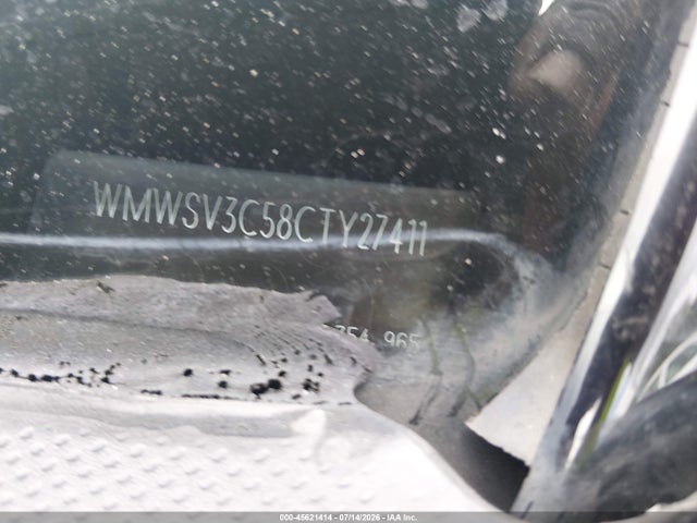 45621414 :رقم المزاد ، WMWSV3C58CTY27411 vin ، 2012 Mini Cooper S مزاد بيع