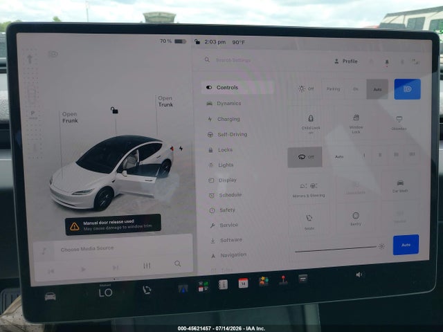 Продаж на аукціоні авто 2025 Tesla Model 3 Long Range Rear-wheel Drive/standard Rear-wheel Drive, vin: 5YJ3E1EA6SF116975, номер лоту: 45621457