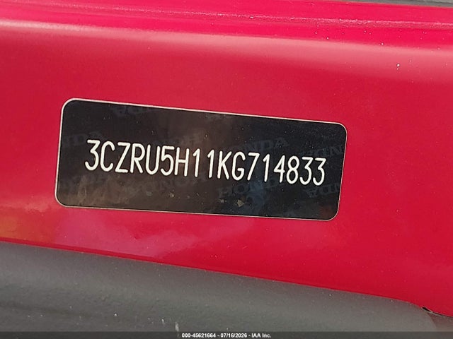 3CZRU5H11KG714833 Honda HR-V SPORT