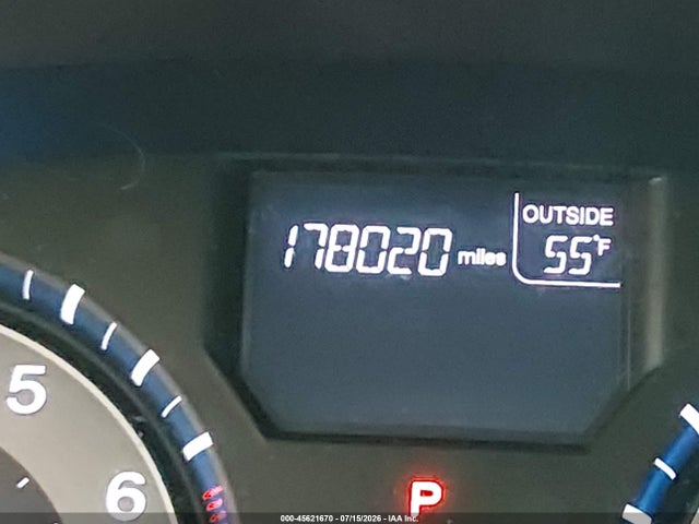45621670 :رقم المزاد ، 5FNRL5H42CB062542 vin ، 2012 Honda Odyssey Ex مزاد بيع