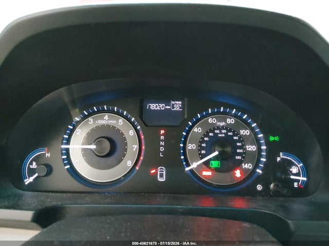 45621670 :رقم المزاد ، 5FNRL5H42CB062542 vin ، 2012 Honda Odyssey Ex مزاد بيع