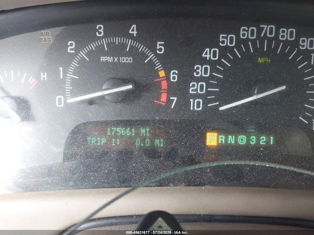 Aukcja sprzedaży 2001 Buick Park Avenue, vin: 1G4CW54K614276788, numer aukcji: 45621677