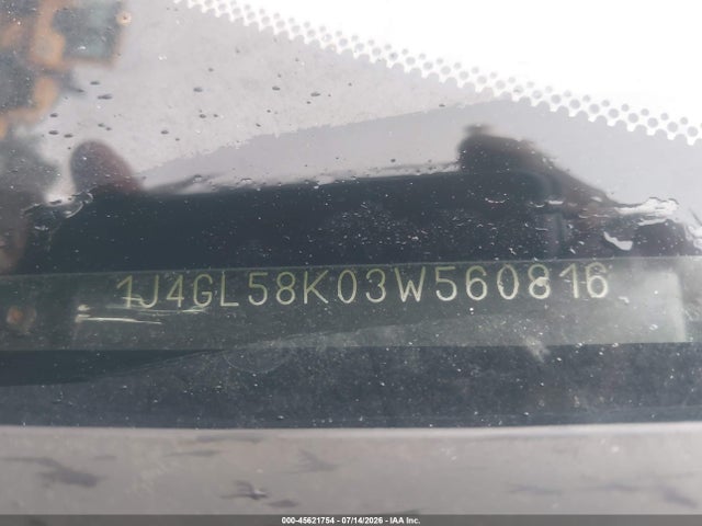 2003 Jeep Liberty Limited Edition მანქანა იყიდება აუქციონზე, vin: 1J4GL58K03W560816, აუქციონის ნომერი: 45621754