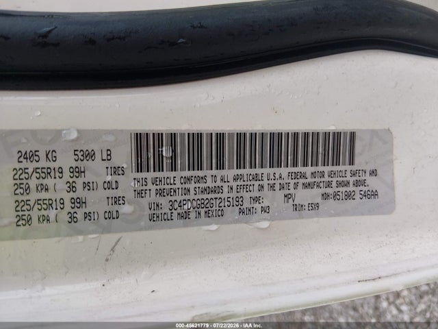 Dodge Journey Crossroad 2016 3C4PDCGB2GT215193 Image 9
