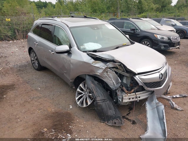 2016 Acura Mdx Technology   Acurawatch Plus Packages/technology Package მანქანა იყიდება აუქციონზე, vin: 5FRYD4H48GB056915, აუქციონის ნომერი: 45621877