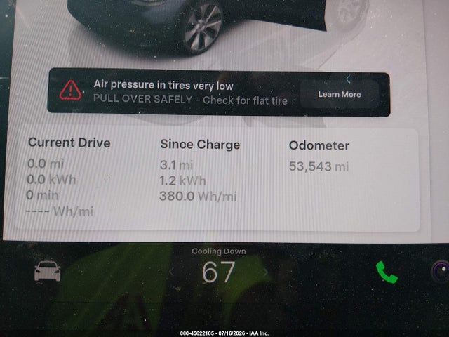 2024 Tesla Model Y Long Range Dual Motor All-wheel Drive მანქანა იყიდება აუქციონზე, vin: 7SAYGDEE7RA221152, აუქციონის ნომერი: 45622105