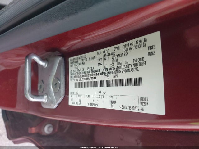 Ford Escape Titanium 2014 1FMCU9JX6EUA74584 Image 9