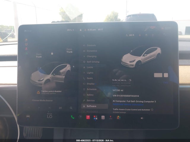 2021 Tesla Model 3 Long Range Dual Motor All-wheel Drive მანქანა იყიდება აუქციონზე, vin: 5YJ3E1EB8MF902014, აუქციონის ნომერი: 45622323
