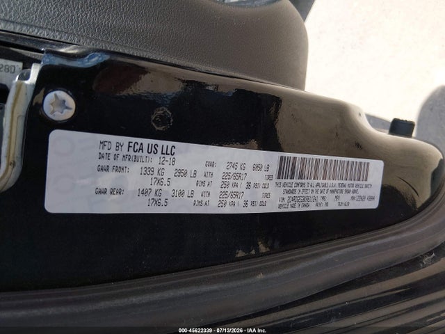 Продажа на аукционе авто 2019 Dodge Grand Caravan Gt, vin: 2C4RDGEG3KR611241, номер лота: 45622339