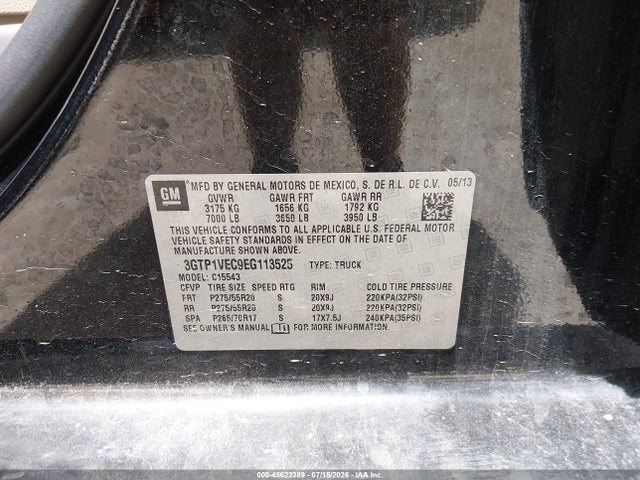 Продажа на аукционе авто 2014 Gmc Sierra 1500 Slt, vin: 3GTP1VEC9EG113525, номер лота: 45622389