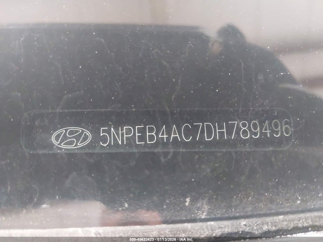 Aukcja sprzedaży 2013 Hyundai Sonata Gls, vin: 5NPEB4AC7DH789496, numer aukcji: 45622423