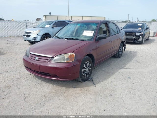 Продажа на аукционе авто 2002 Honda Civic Lx, vin: 2HGES16562H538159, номер лота: 45622430