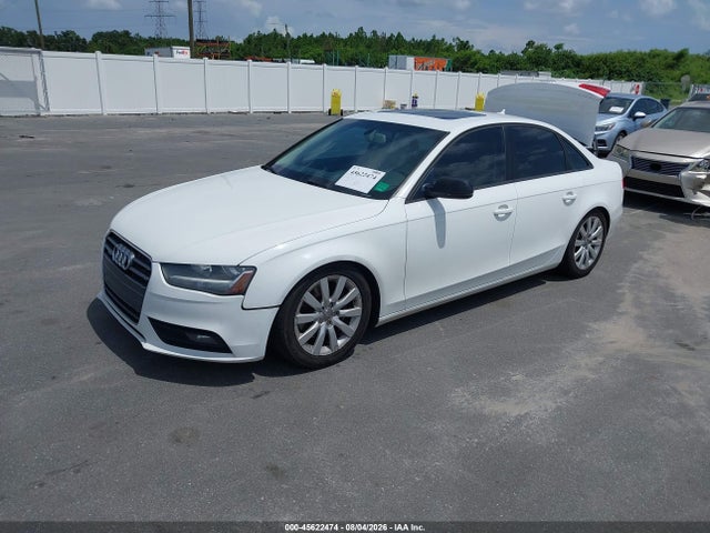 2013 Audi A4 2.0t Premium მანქანა იყიდება აუქციონზე, vin: WAUBFAFLXDN030613, აუქციონის ნომერი: 45622474