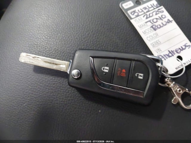 2025 Toyota Rav4 Le მანქანა იყიდება აუქციონზე, vin: 2T3G1RFV0SW540286, აუქციონის ნომერი: 45622515