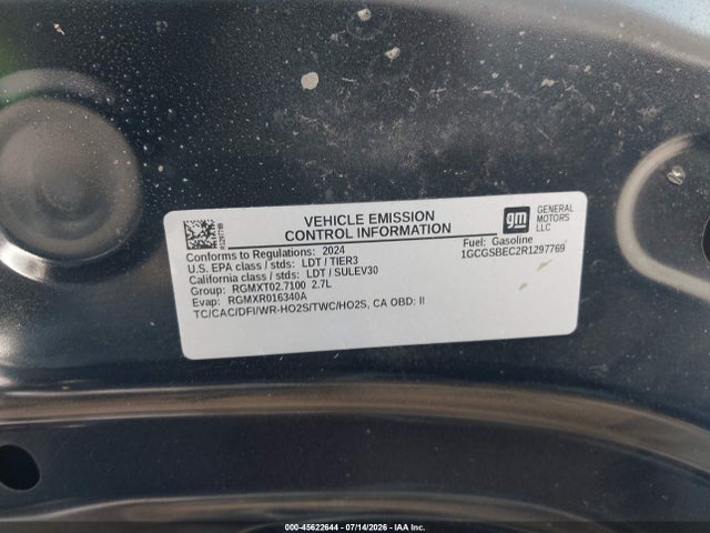 1GCGSBEC2R1297769 Chevrolet Colorado 2wd Wt