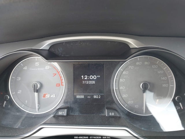 45622648 :رقم المزاد ، WAUBGAFL7GA005015 vin ، 2016 Audi S4 Premium Plus مزاد بيع