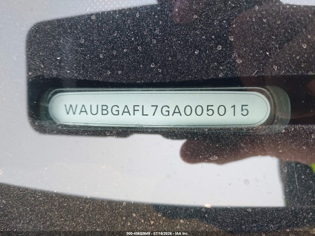 45622648 :رقم المزاد ، WAUBGAFL7GA005015 vin ، 2016 Audi S4 Premium Plus مزاد بيع