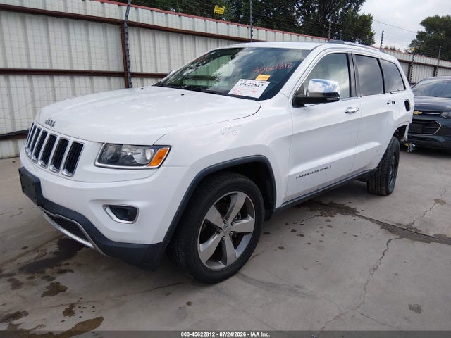 2015 Jeep Grand Cherokee Limited მანქანა იყიდება აუქციონზე, vin: 1C4RJFBG6FC613135, აუქციონის ნომერი: 45622812