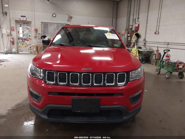 2018 Jeep Compass Sport 4x4 მანქანა იყიდება აუქციონზე, vin: 3C4NJDAB1JT398995, აუქციონის ნომერი: 45623030