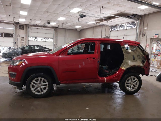 2018 Jeep Compass Sport 4x4 მანქანა იყიდება აუქციონზე, vin: 3C4NJDAB1JT398995, აუქციონის ნომერი: 45623030