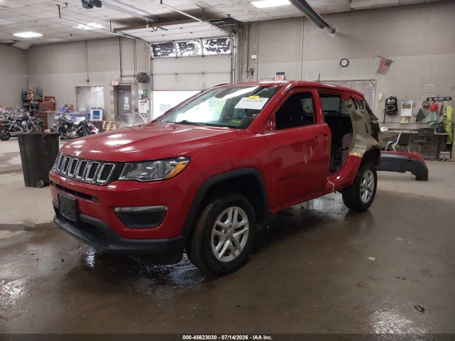 2018 Jeep Compass Sport 4x4 მანქანა იყიდება აუქციონზე, vin: 3C4NJDAB1JT398995, აუქციონის ნომერი: 45623030