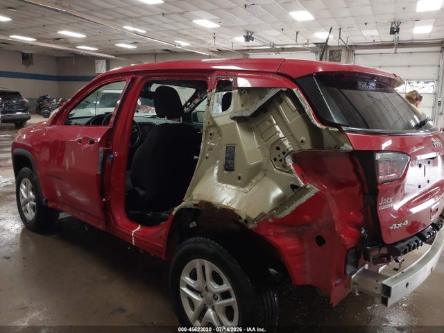 2018 Jeep Compass Sport 4x4 მანქანა იყიდება აუქციონზე, vin: 3C4NJDAB1JT398995, აუქციონის ნომერი: 45623030