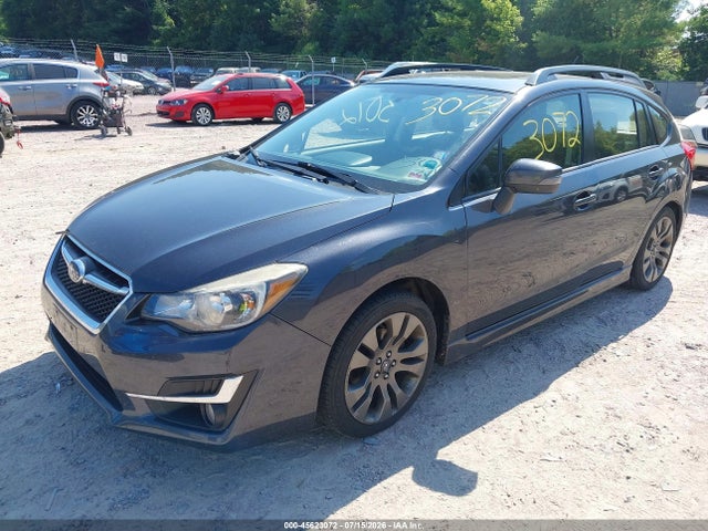 2015 Subaru Impreza 2.0i Sport Limited მანქანა იყიდება აუქციონზე, vin: JF1GPAZ64F8266161, აუქციონის ნომერი: 45623072