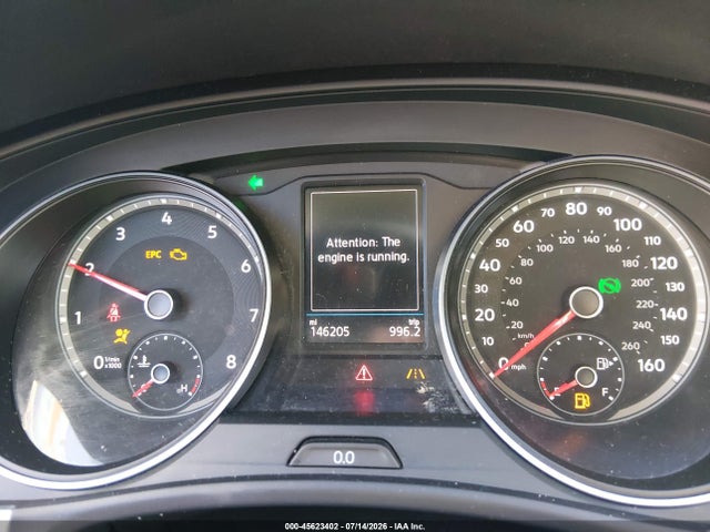 2018 Volkswagen Atlas 3.6l V6 Sel მანქანა იყიდება აუქციონზე, vin: 1V2MR2CA0JC522262, აუქციონის ნომერი: 45623402