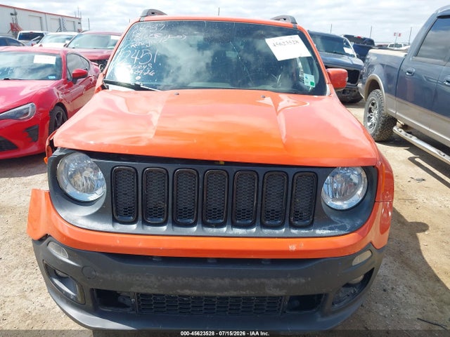 2018 Jeep Renegade Altitude Fwd მანქანა იყიდება აუქციონზე, vin: ZACCJABHXJPH23451, აუქციონის ნომერი: 45623528