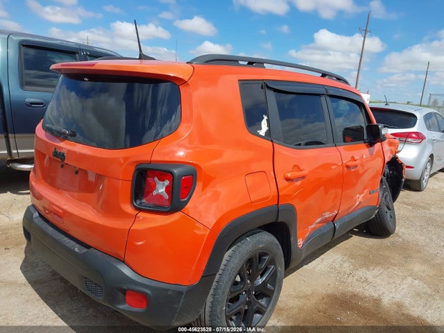 2018 Jeep Renegade Altitude Fwd მანქანა იყიდება აუქციონზე, vin: ZACCJABHXJPH23451, აუქციონის ნომერი: 45623528