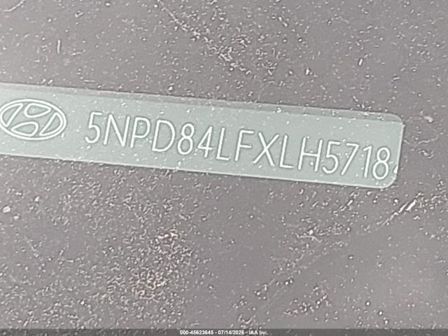 Aukcja sprzedaży 2020 Hyundai Elantra Sel, vin: 5NPD84LFXLH571844, numer aukcji: 45623645