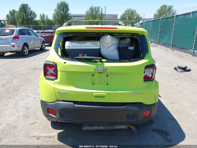 Продажа на аукционе авто 2018 Jeep Renegade Sport 4x4, vin: ZACCJBAB3JPG98086, номер лота: 45623713