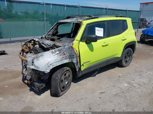 Продажа на аукционе авто 2018 Jeep Renegade Sport 4x4, vin: ZACCJBAB3JPG98086, номер лота: 45623713