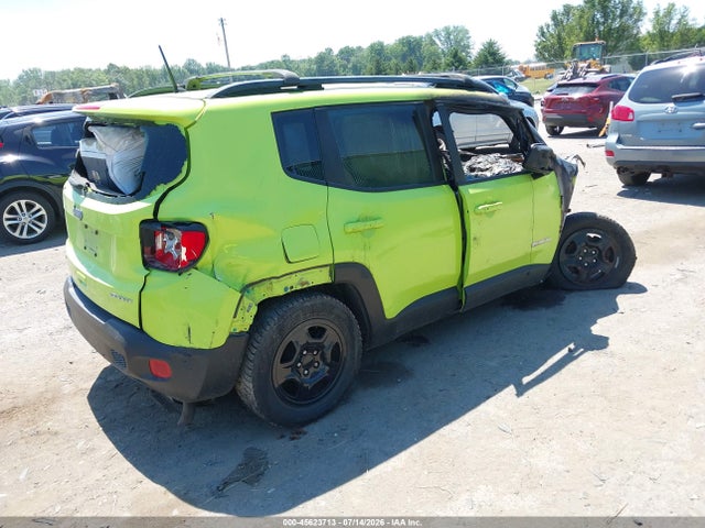 Продажа на аукционе авто 2018 Jeep Renegade Sport 4x4, vin: ZACCJBAB3JPG98086, номер лота: 45623713