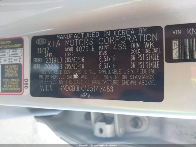 KIA NIRO FE 2018 KNDCB3LC1J5147463 Image 9