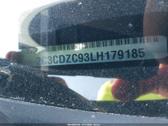 45623764 :رقم المزاد ، 2C3CDZC93LH179185 vin ، 2020 Dodge Challenger Srt Hellcat Widebody مزاد بيع