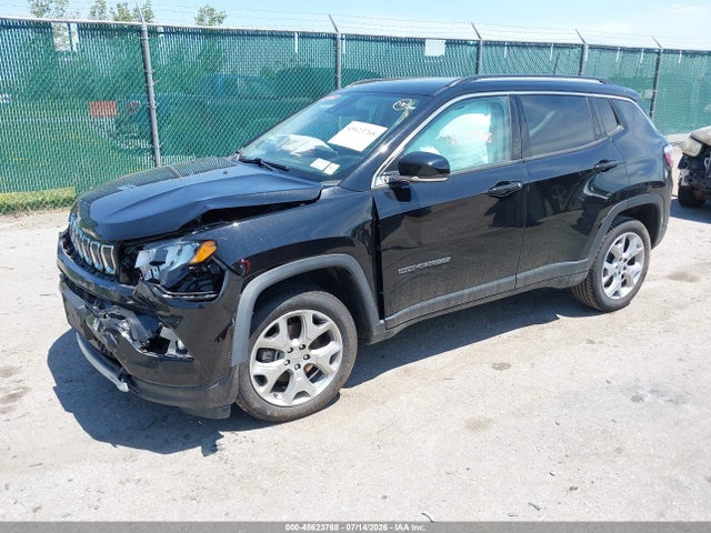 2022 Jeep Compass Limited 4x4 მანქანა იყიდება აუქციონზე, vin: 3C4NJDCBXNT116906, აუქციონის ნომერი: 45623768