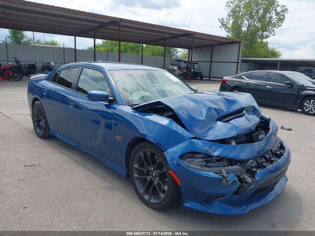 45623773 :رقم المزاد ، 2C3CDXGJXMH666555 vin ، 2021 Dodge Charger Scat Pack Rwd مزاد بيع