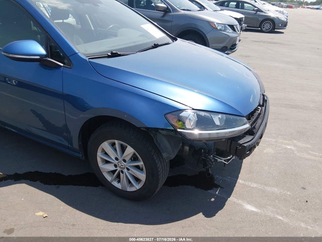 2018 Volkswagen Golf Tsi S/tsi Se მანქანა იყიდება აუქციონზე, vin: 3VWG17AU5JM281293, აუქციონის ნომერი: 45623827