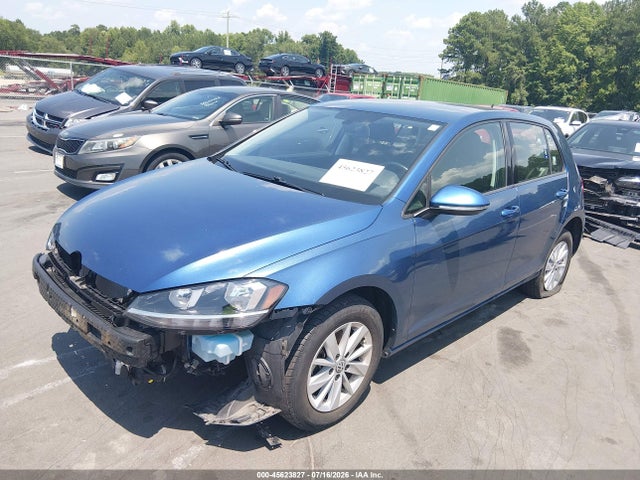 2018 Volkswagen Golf Tsi S/tsi Se მანქანა იყიდება აუქციონზე, vin: 3VWG17AU5JM281293, აუქციონის ნომერი: 45623827