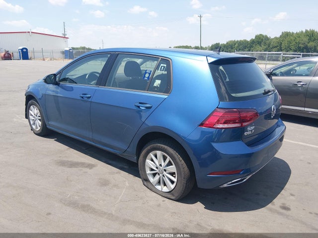 2018 Volkswagen Golf Tsi S/tsi Se მანქანა იყიდება აუქციონზე, vin: 3VWG17AU5JM281293, აუქციონის ნომერი: 45623827