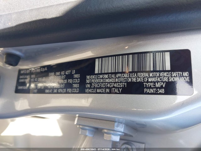 Fiat 500x Lounge 2016 ZFBCFXDT4GP482971 Image 9