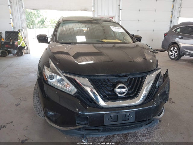 2016 Nissan Murano Platinum/s/sl/sv მანქანა იყიდება აუქციონზე, vin: 5N1AZ2MH6GN137393, აუქციონის ნომერი: 45623959