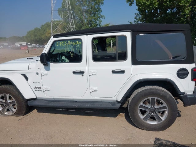 Auction sale of the 2021 Jeep Wrangler Unlimited Sahara 4x4, vin: 1C4HJXEG0MW784679, lot number: 45624030