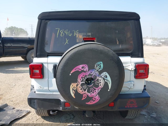 Auction sale of the 2021 Jeep Wrangler Unlimited Sahara 4x4, vin: 1C4HJXEG0MW784679, lot number: 45624030