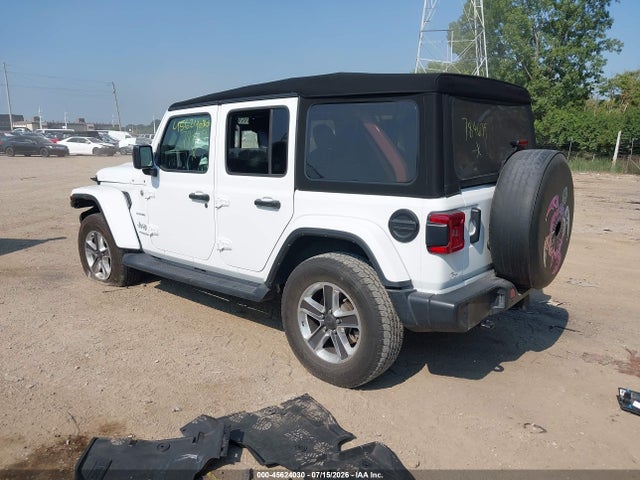 Auction sale of the 2021 Jeep Wrangler Unlimited Sahara 4x4, vin: 1C4HJXEG0MW784679, lot number: 45624030