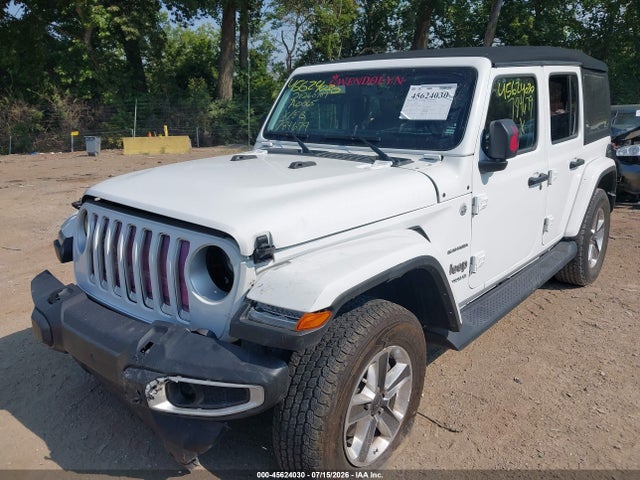 Auction sale of the 2021 Jeep Wrangler Unlimited Sahara 4x4, vin: 1C4HJXEG0MW784679, lot number: 45624030