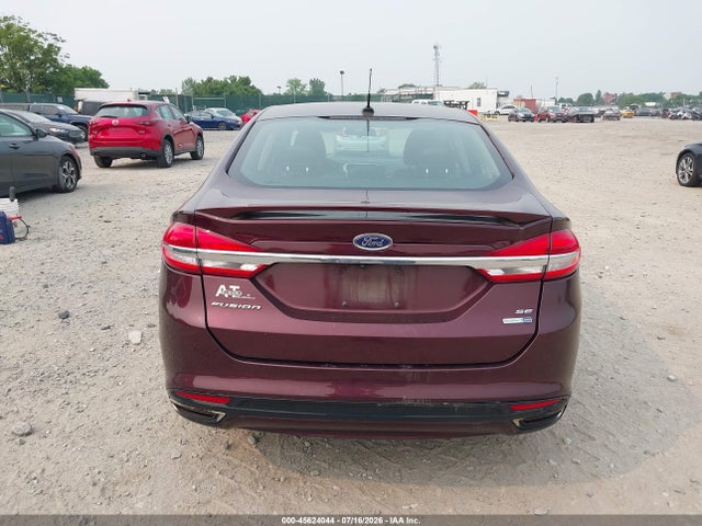 2017 Ford Fusion Se მანქანა იყიდება აუქციონზე, vin: 3FA6P0T91HR225609, აუქციონის ნომერი: 45624044